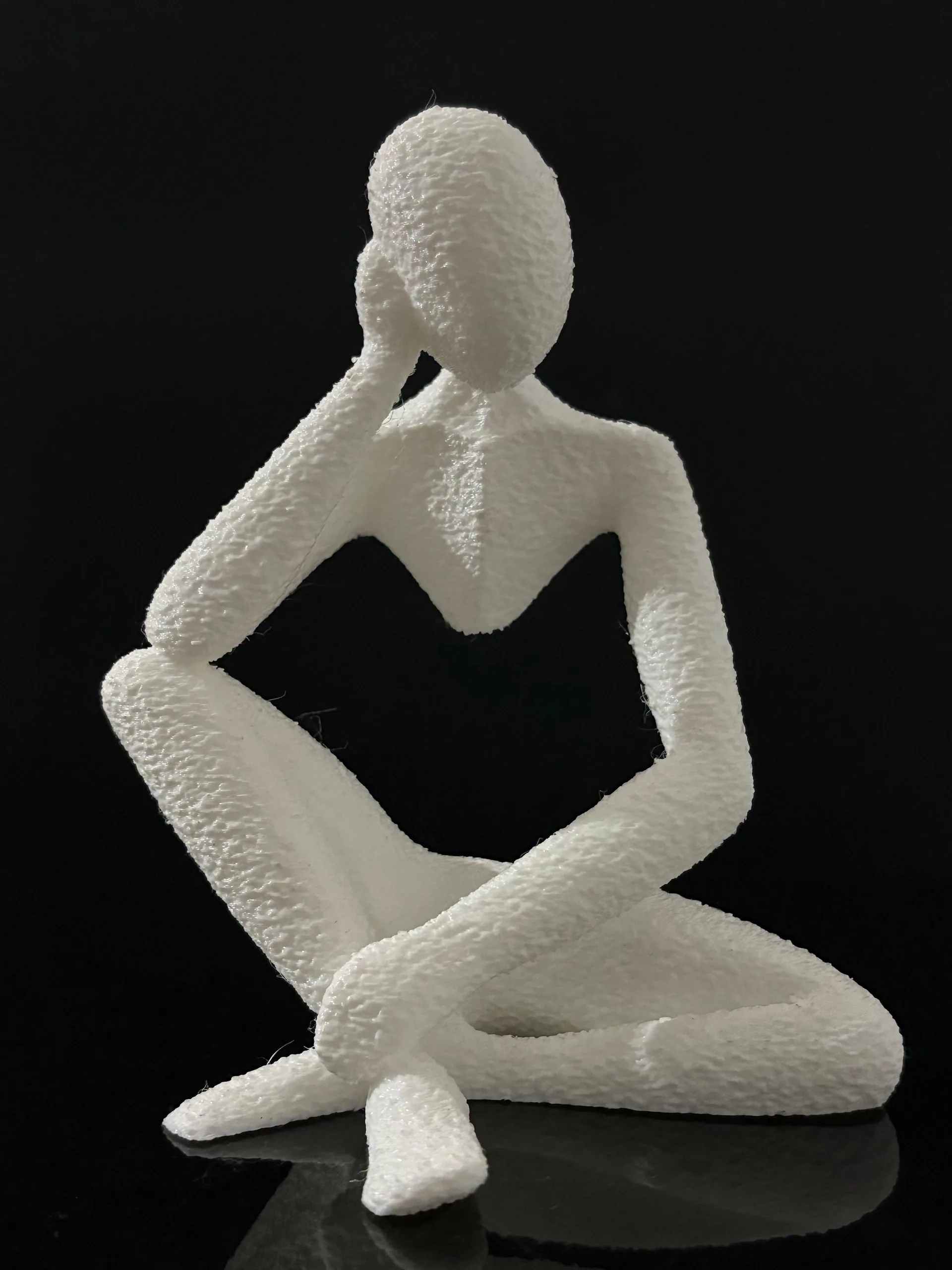 Abstract sculpture — complex geometric forms achievable with 3D printing